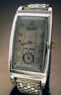Gruen Curvex precision 1944 original dial